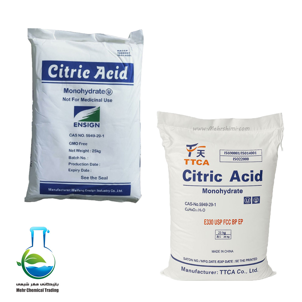 اسید سیتریک آبدار اسید سیتریک آبدار