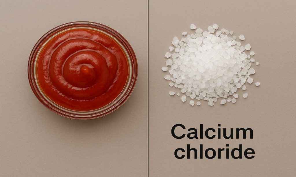 کاربرد کلرید کلسیم در سس ها